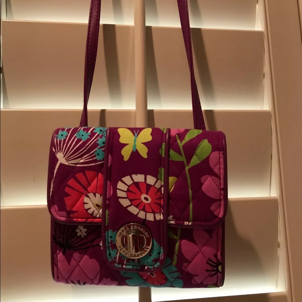 Vera Bradley Purple Paisley Crossbody